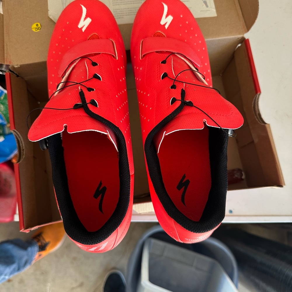 Peloton Red Cycling Shoes